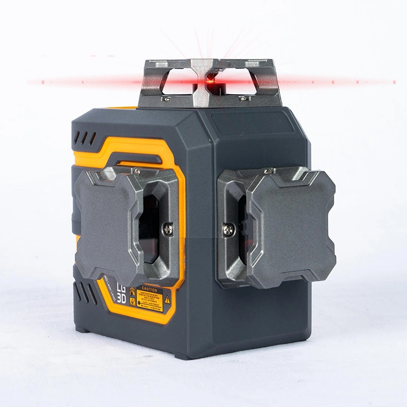 3x360 ° eingebauter Lithiumbatterie-Rotlaserspiegel