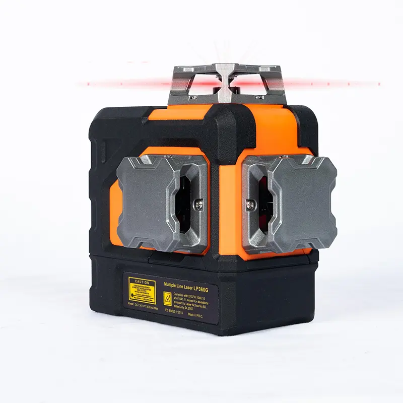 3x360 ° roter Laserspiegel